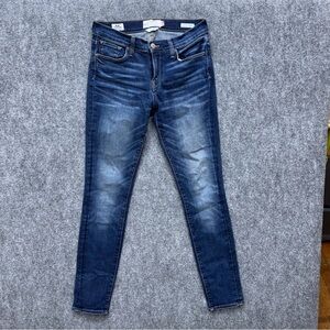 Lucky Brand Brooke Skinny Jeans ankle White Oak Cone Denim‎ Women's size 4 28x30